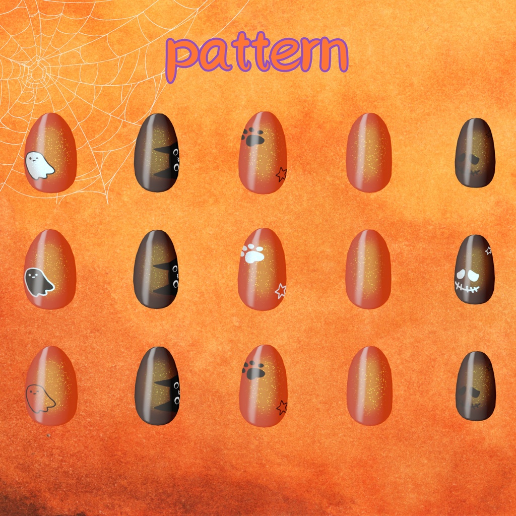 HalloweenMagnetnail【シンプルジェルネイル -Simple Gel Nail-用テクスチャ】