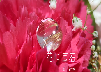 花に宝石