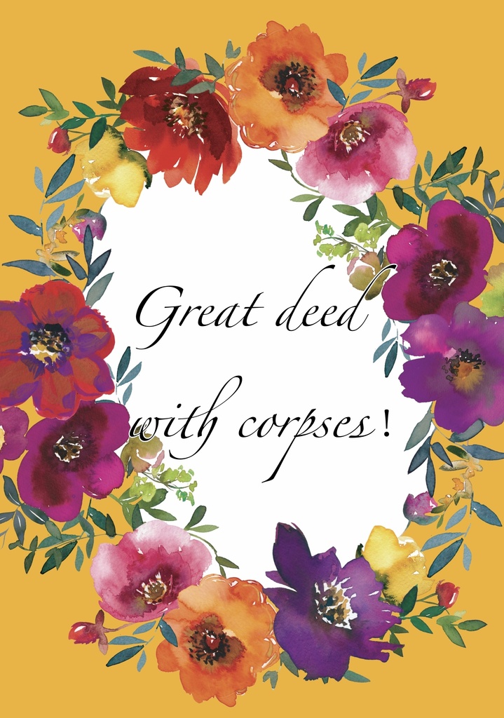 『Great deed with corpses！』（FGO石田三成中心小説本）