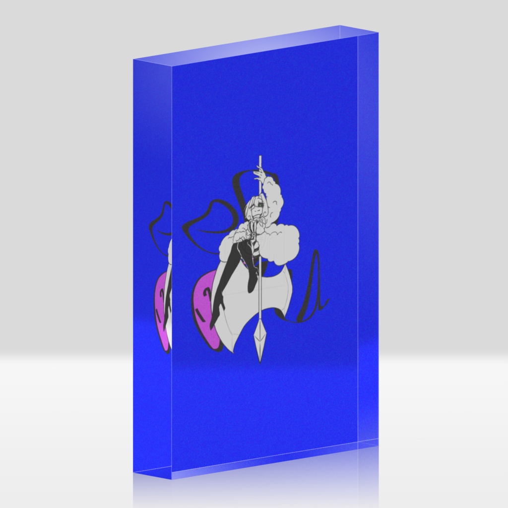 ぇごま アクリルブロック