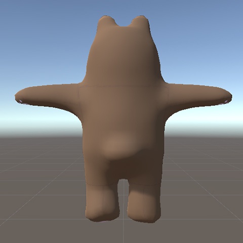 【3Dモデル】Unity用くまさんモデル