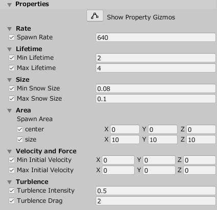 【Unity】URP用 シンプル雪エフェクト