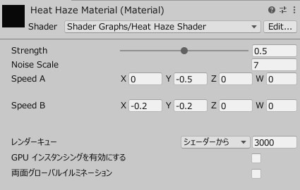 【Unity】URP用 陽炎シェーダー