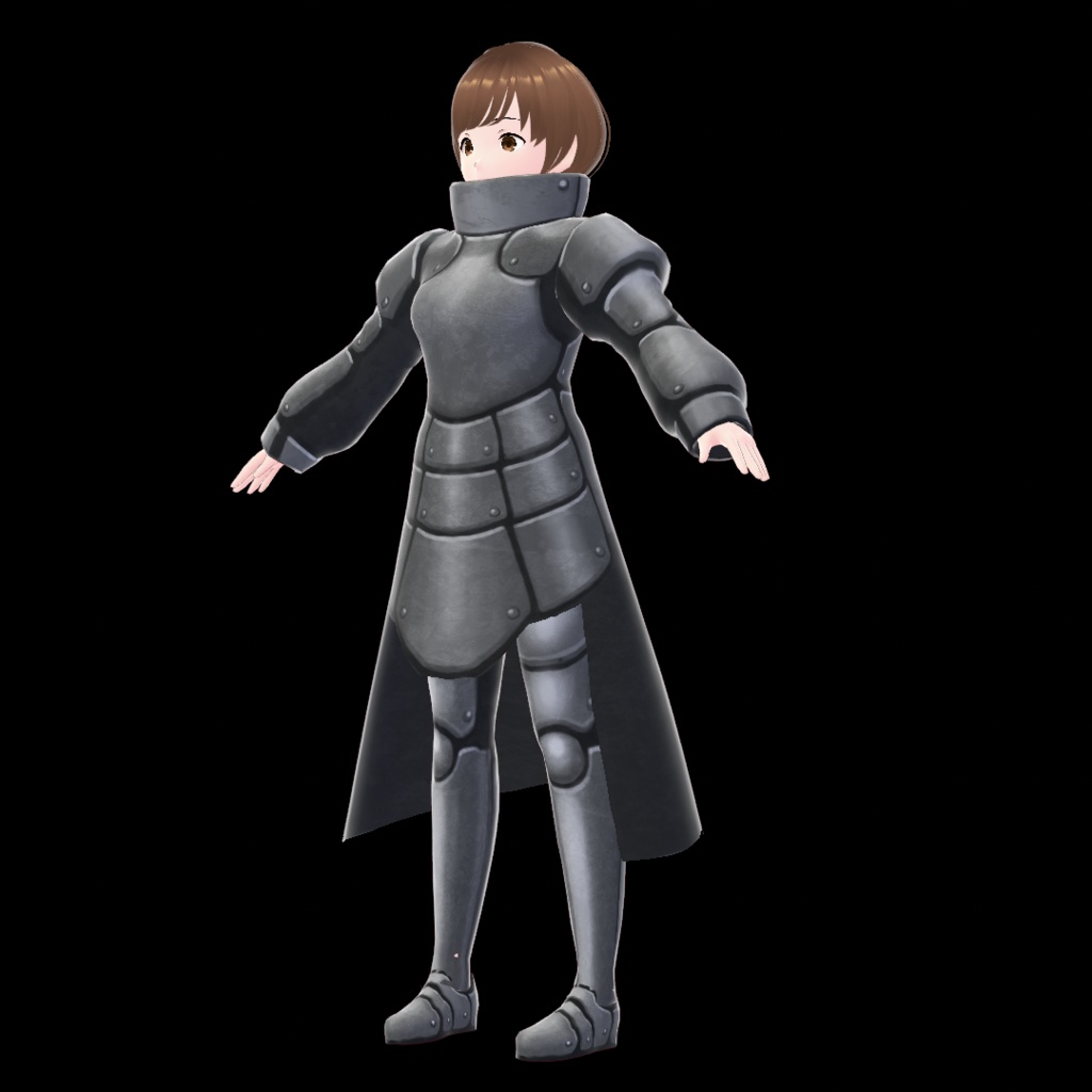 【VRoid用テクスチャ】ファンタジー騎士風の鎧