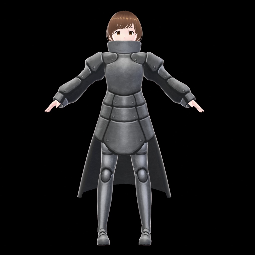 【VRoid用テクスチャ】ファンタジー騎士風の鎧