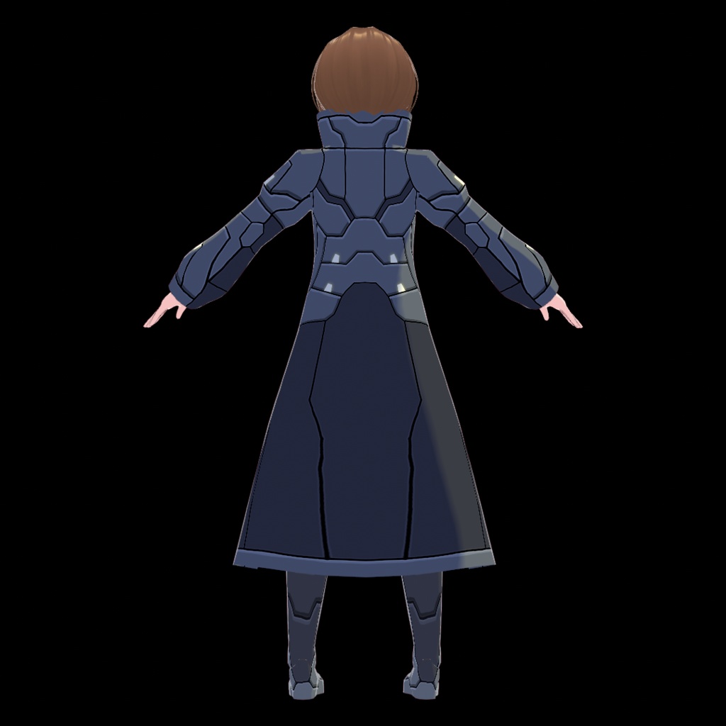 【VRoid用テクスチャ】SF風 重装アーマー