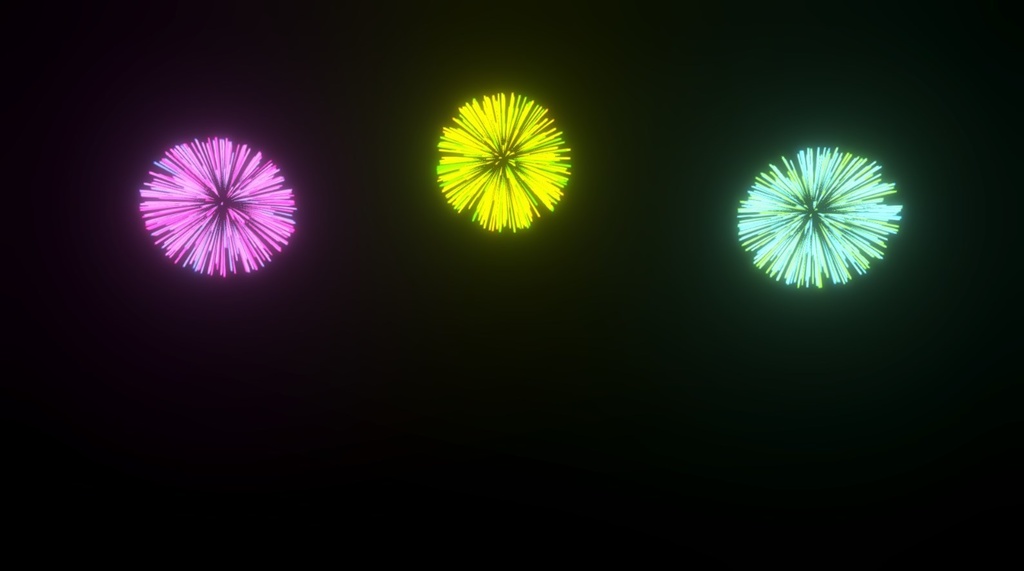 【Unity】シンプル花火エフェクト(URP向け)