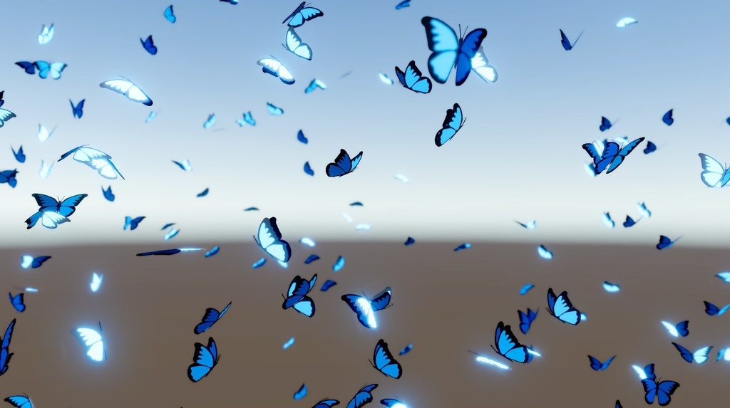 【Unity】URP用 蝶エフェクト【VFX Graph】