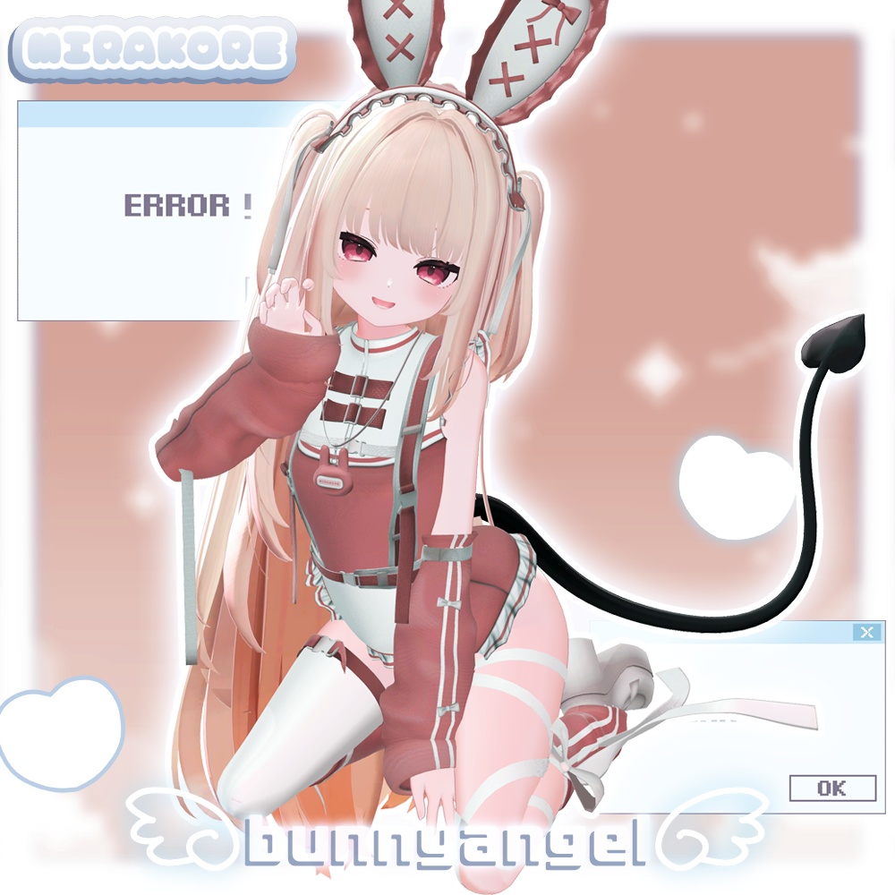 【9アバター対応】ɞ꒰აangelbunny໒꒱