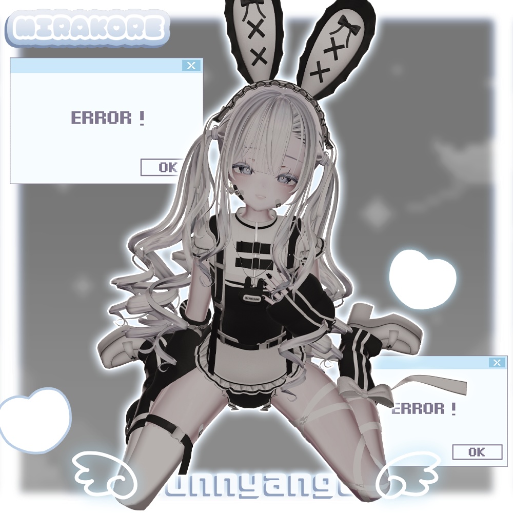 【9アバター対応】ɞ꒰აangelbunny໒꒱