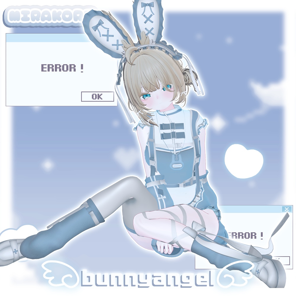 【9アバター対応】ɞ꒰აangelbunny໒꒱