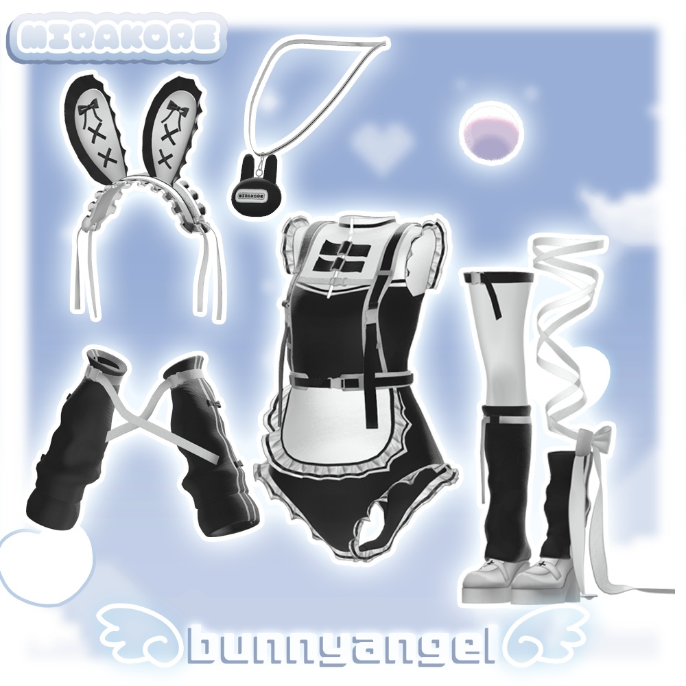 【9アバター対応】ɞ꒰აangelbunny໒꒱