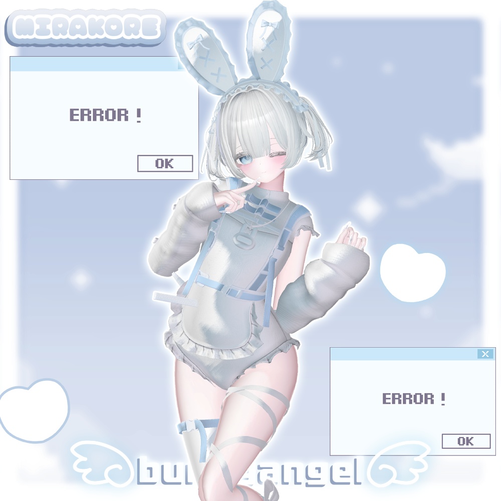 【9アバター対応】ɞ꒰აangelbunny໒꒱