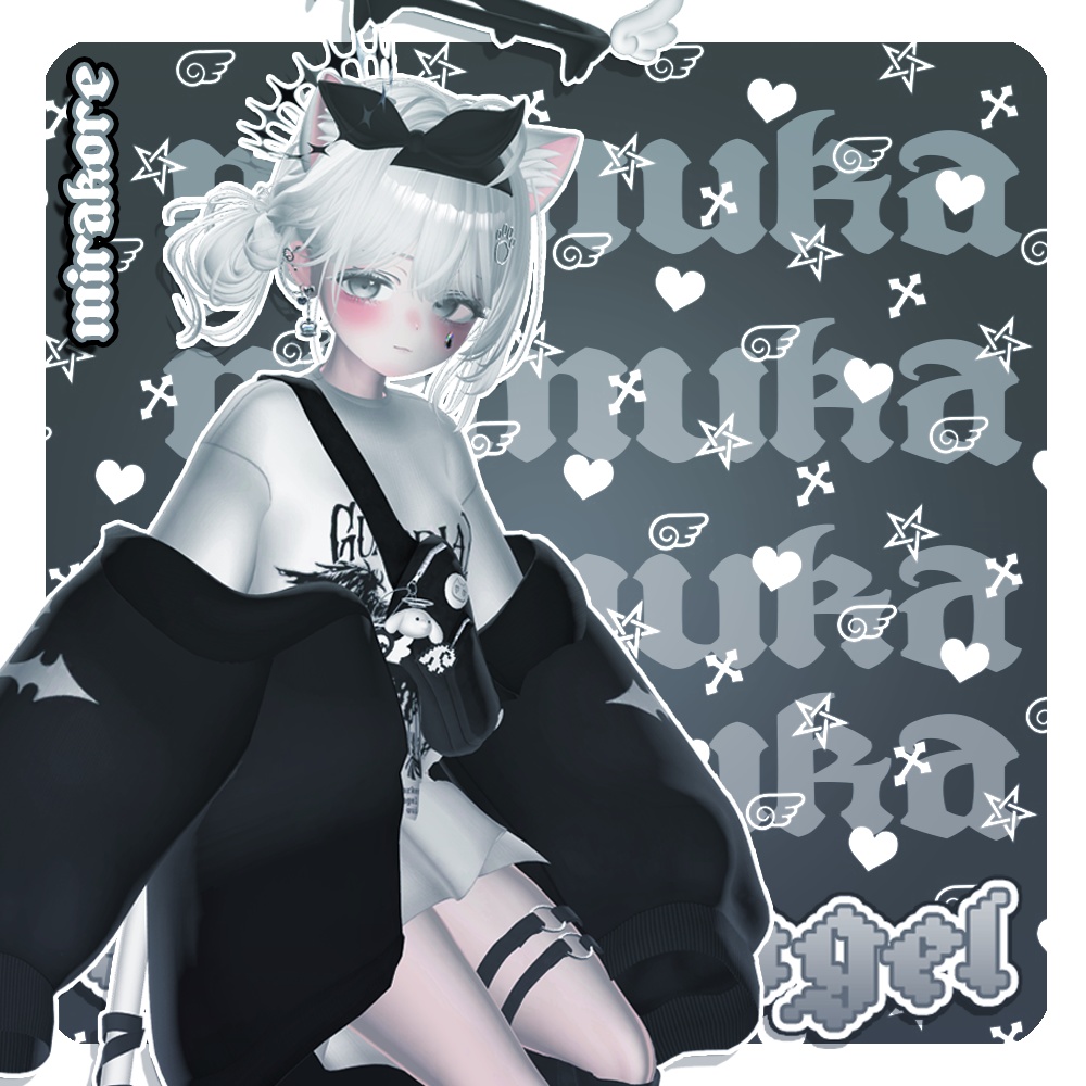 【15アバター対応】ཐི⋆ necroangel ⋆ཋྀ