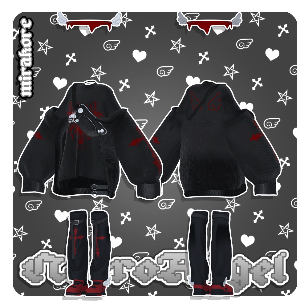 【15アバター対応】ཐི⋆ necroangel ⋆ཋྀ