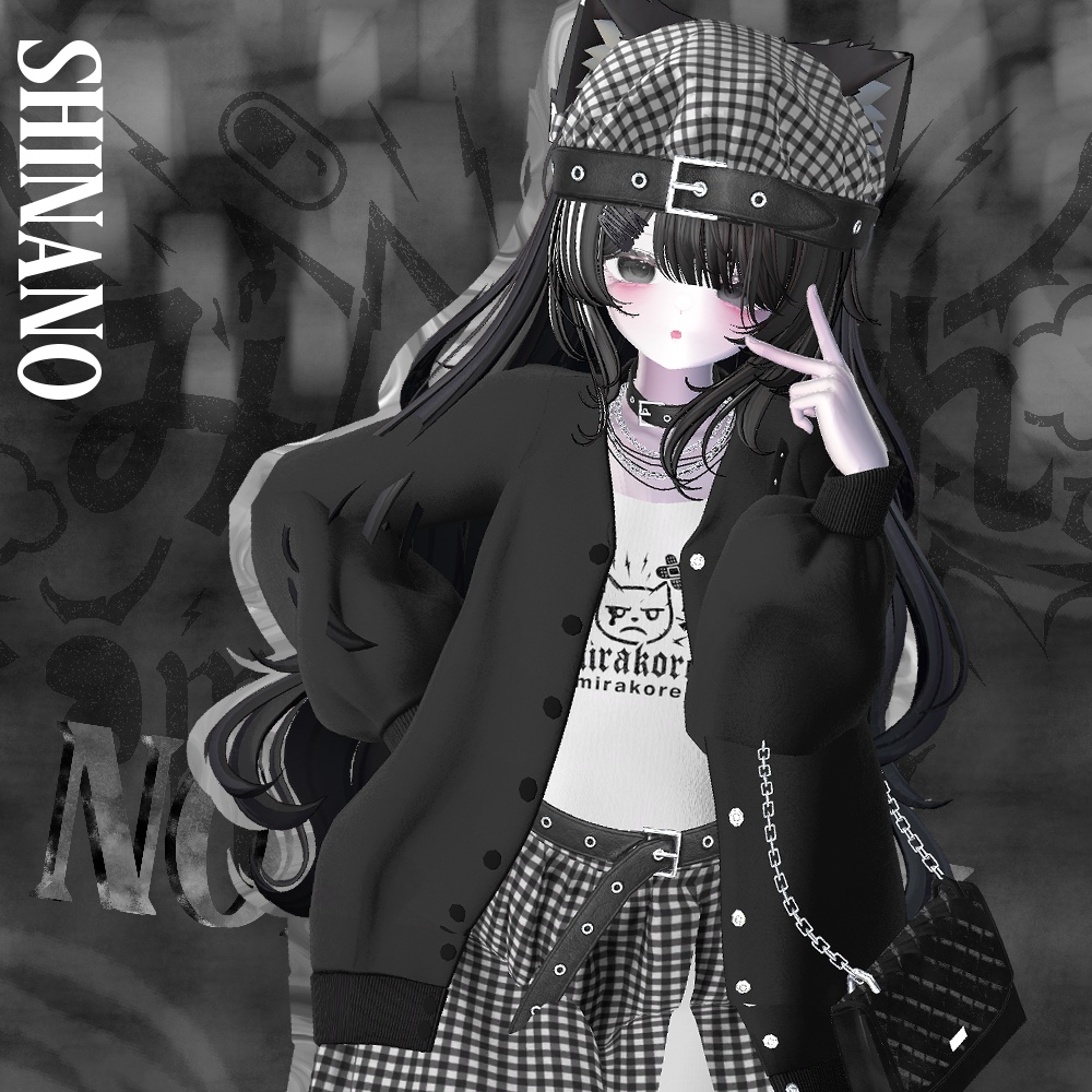 【12アバター対応】noir punk #mirakore