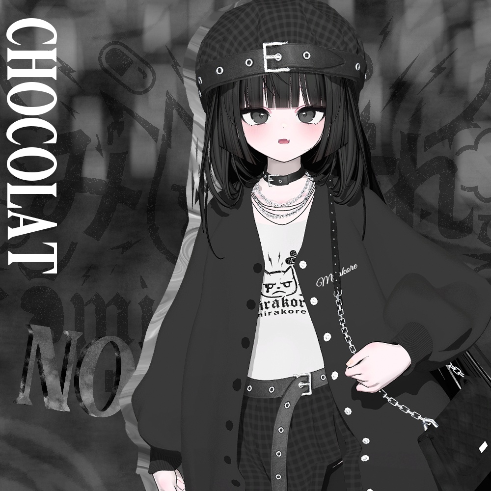 【12アバター対応】noir punk #mirakore