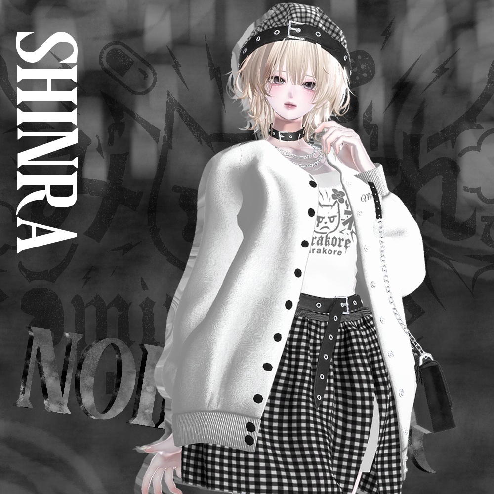 【12アバター対応】noir punk #mirakore