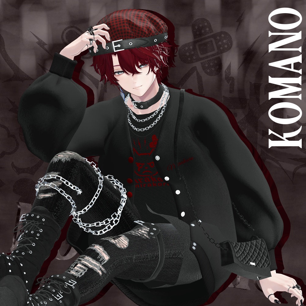 【12アバター対応】noir punk #mirakore