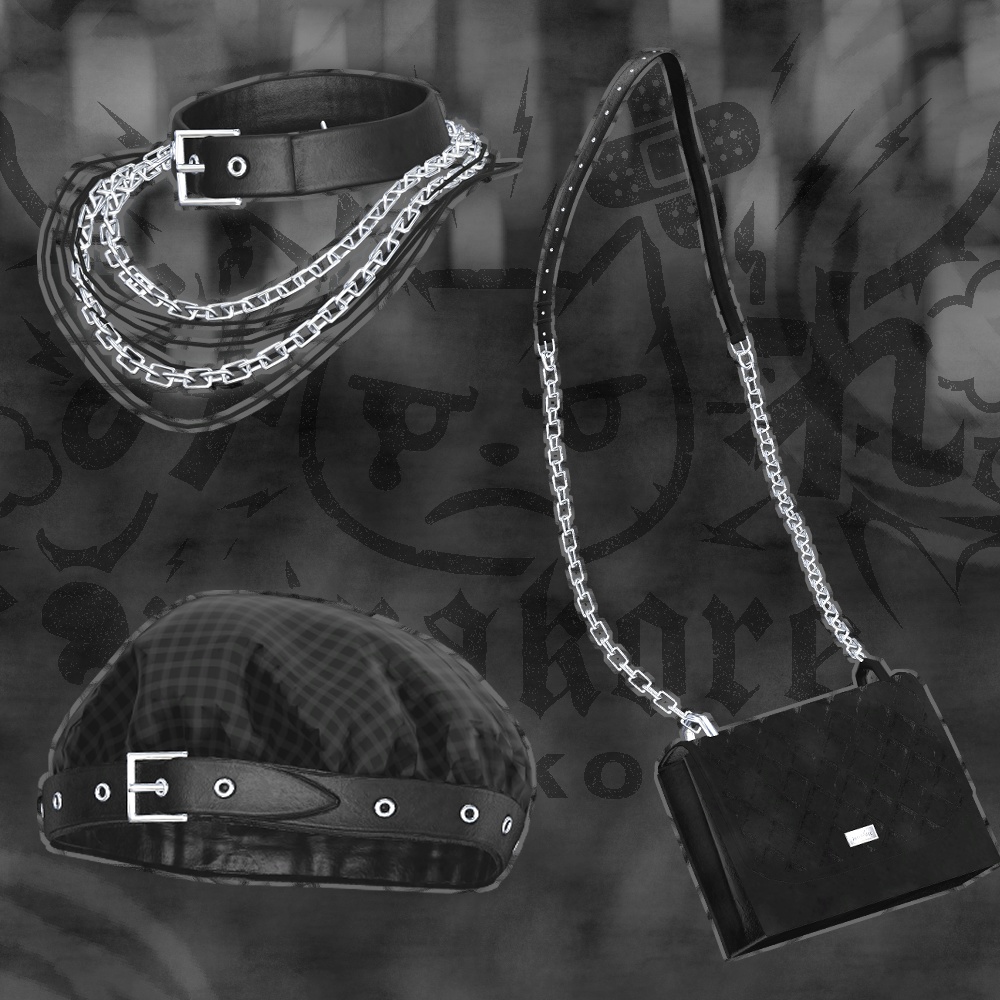 【12アバター対応】noir punk #mirakore