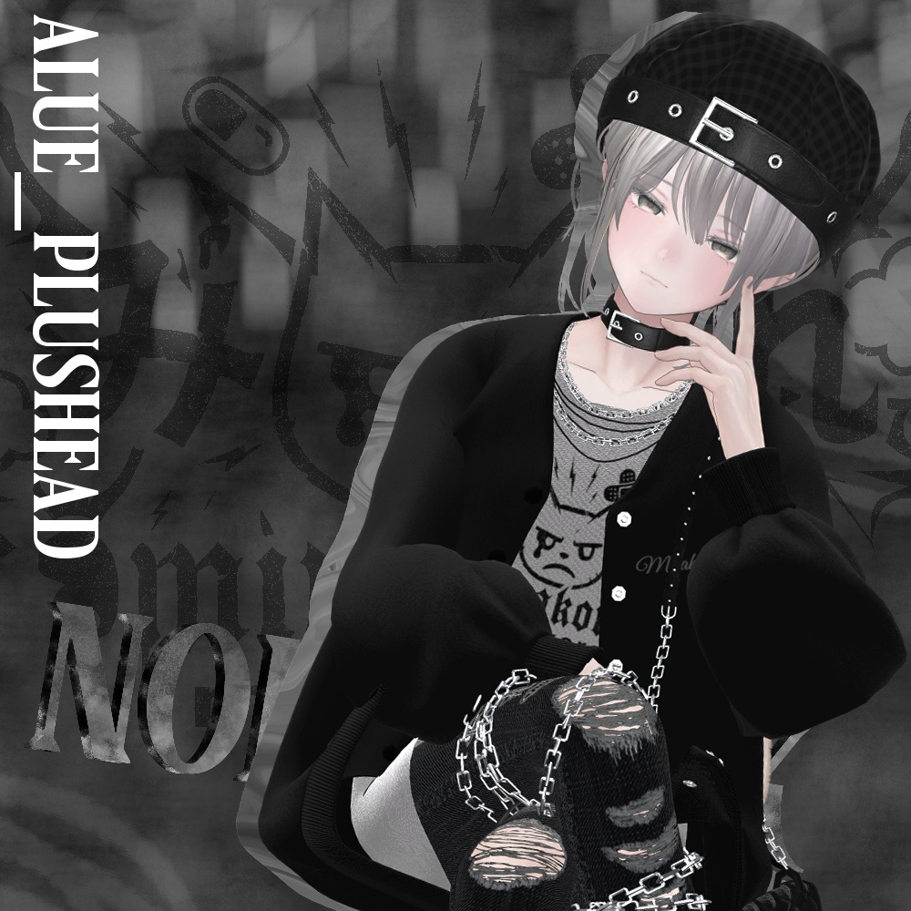 【12アバター対応】noir punk #mirakore