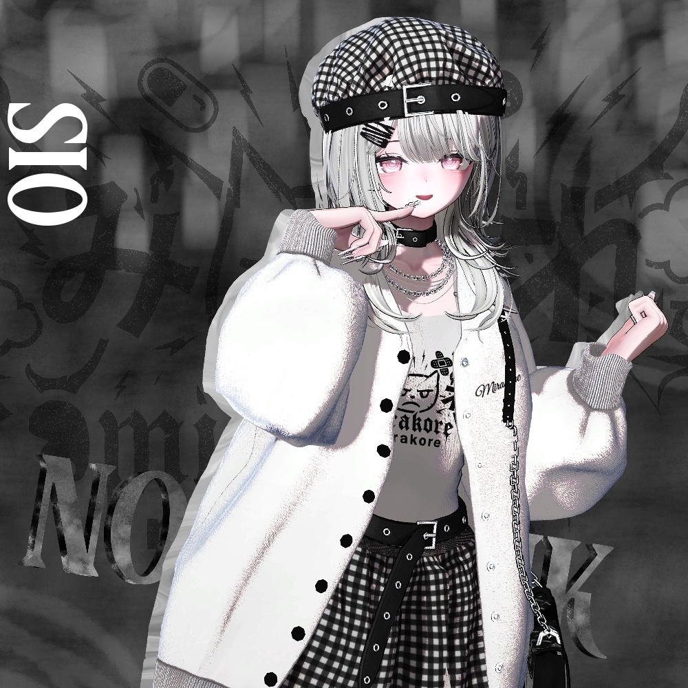 【12アバター対応】noir punk #mirakore