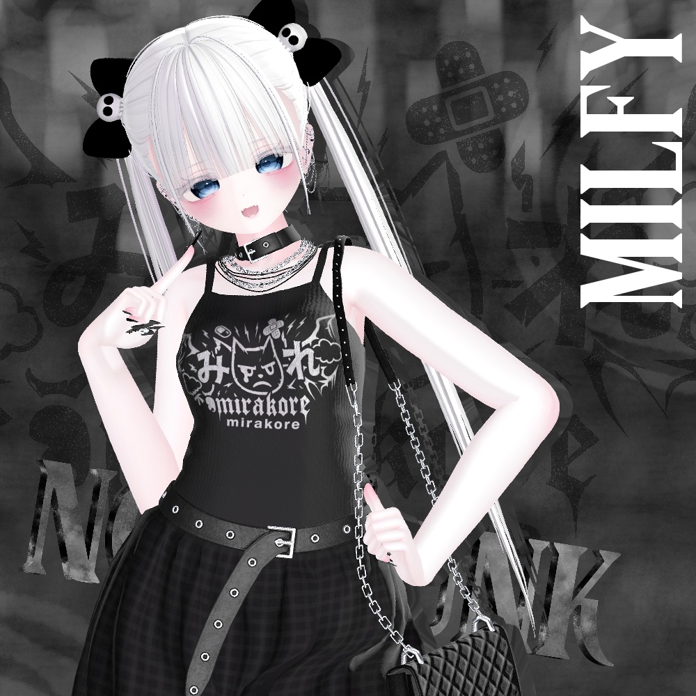 【12アバター対応】noir punk #mirakore