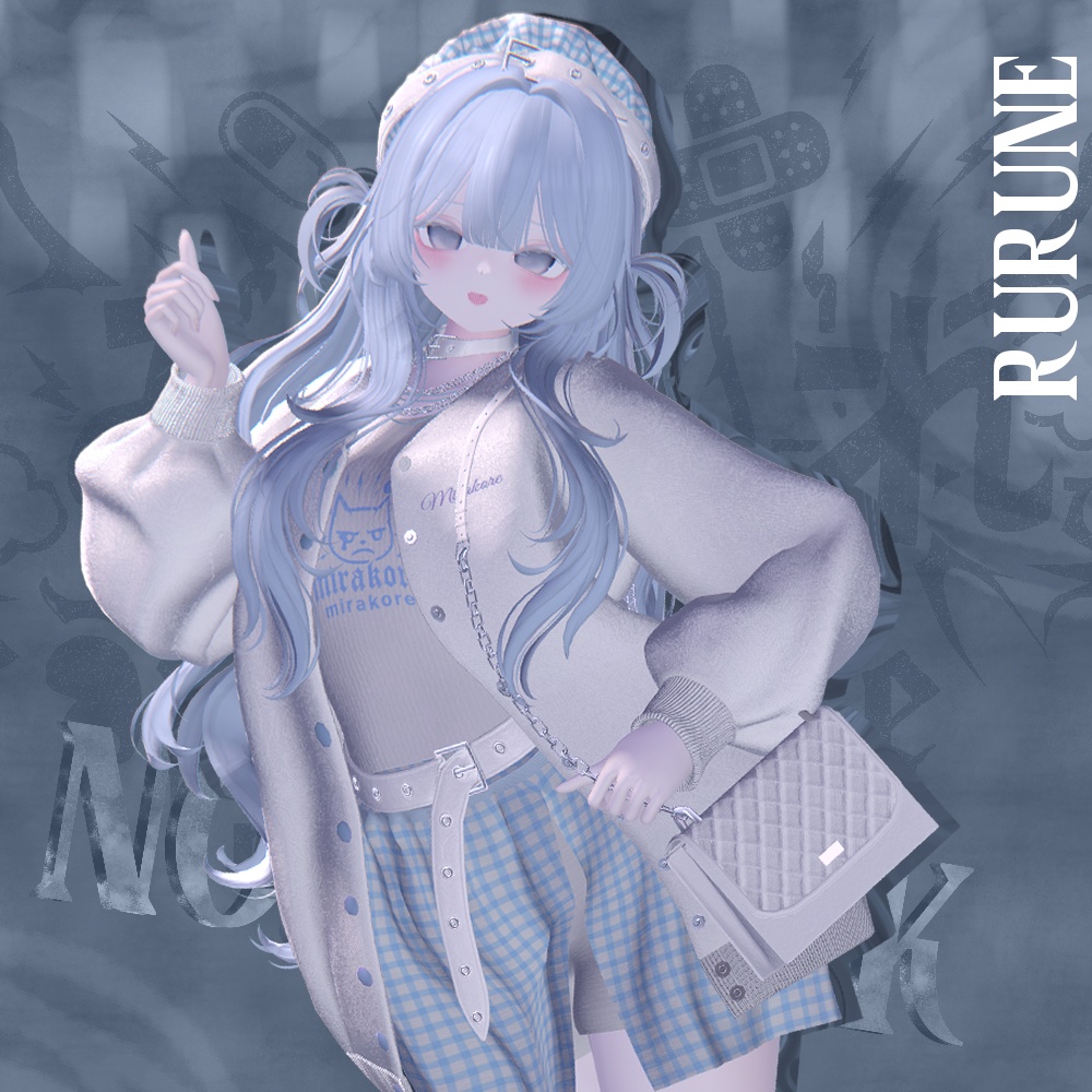 【12アバター対応】noir punk #mirakore