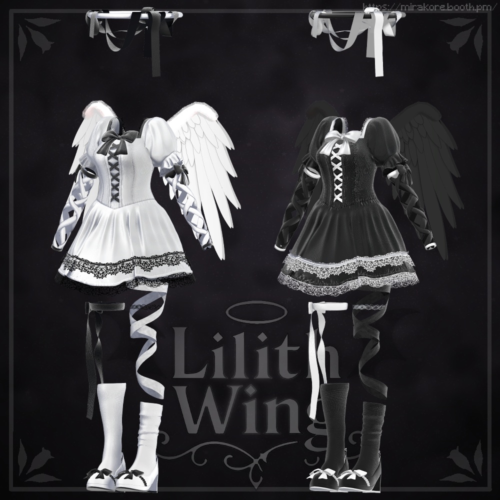 【12アバター対応】lilith wing #mirakore