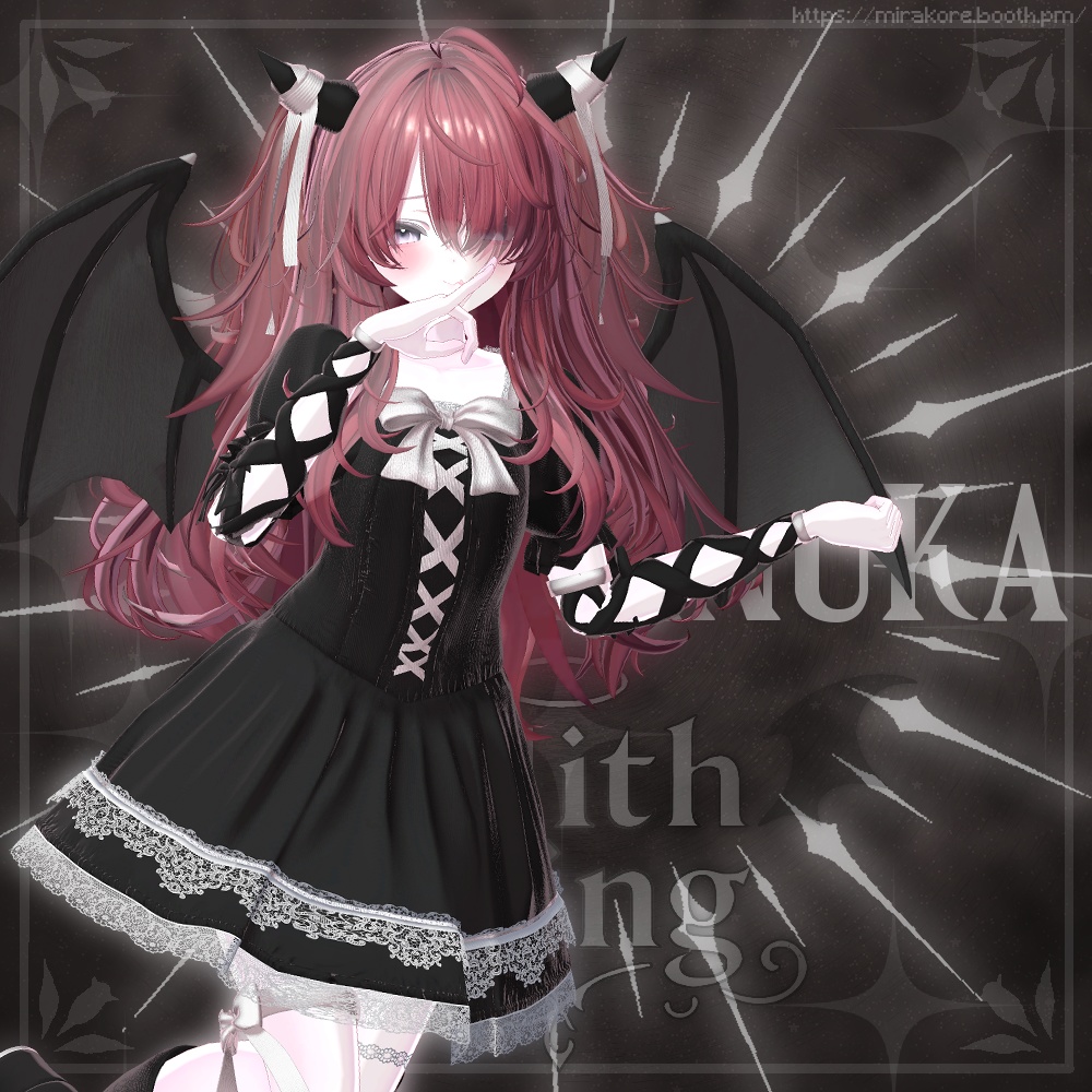 【12アバター対応】lilith wing #mirakore