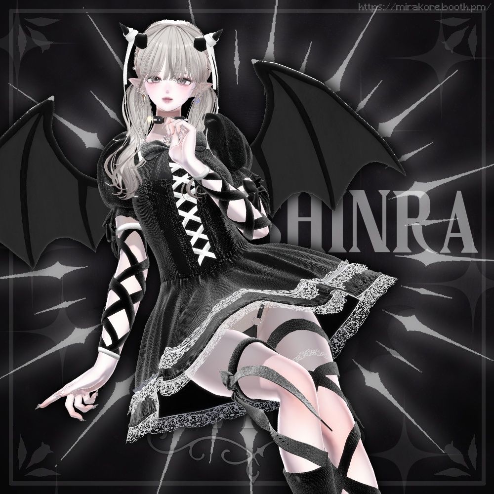 【12アバター対応】lilith wing #mirakore