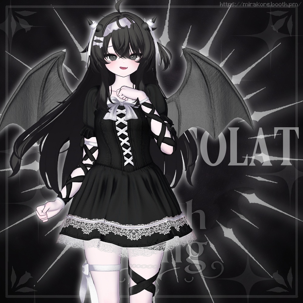 【12アバター対応】lilith wing #mirakore