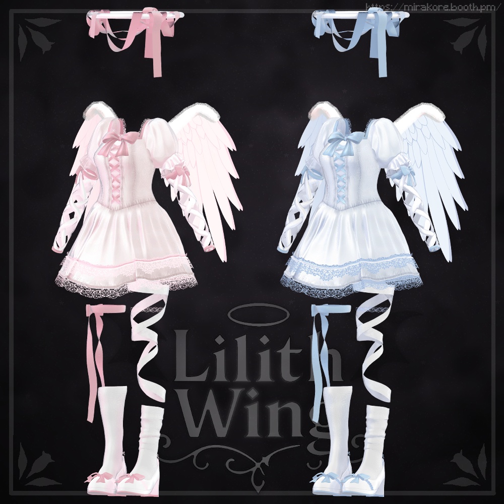 【12アバター対応】lilith wing #mirakore
