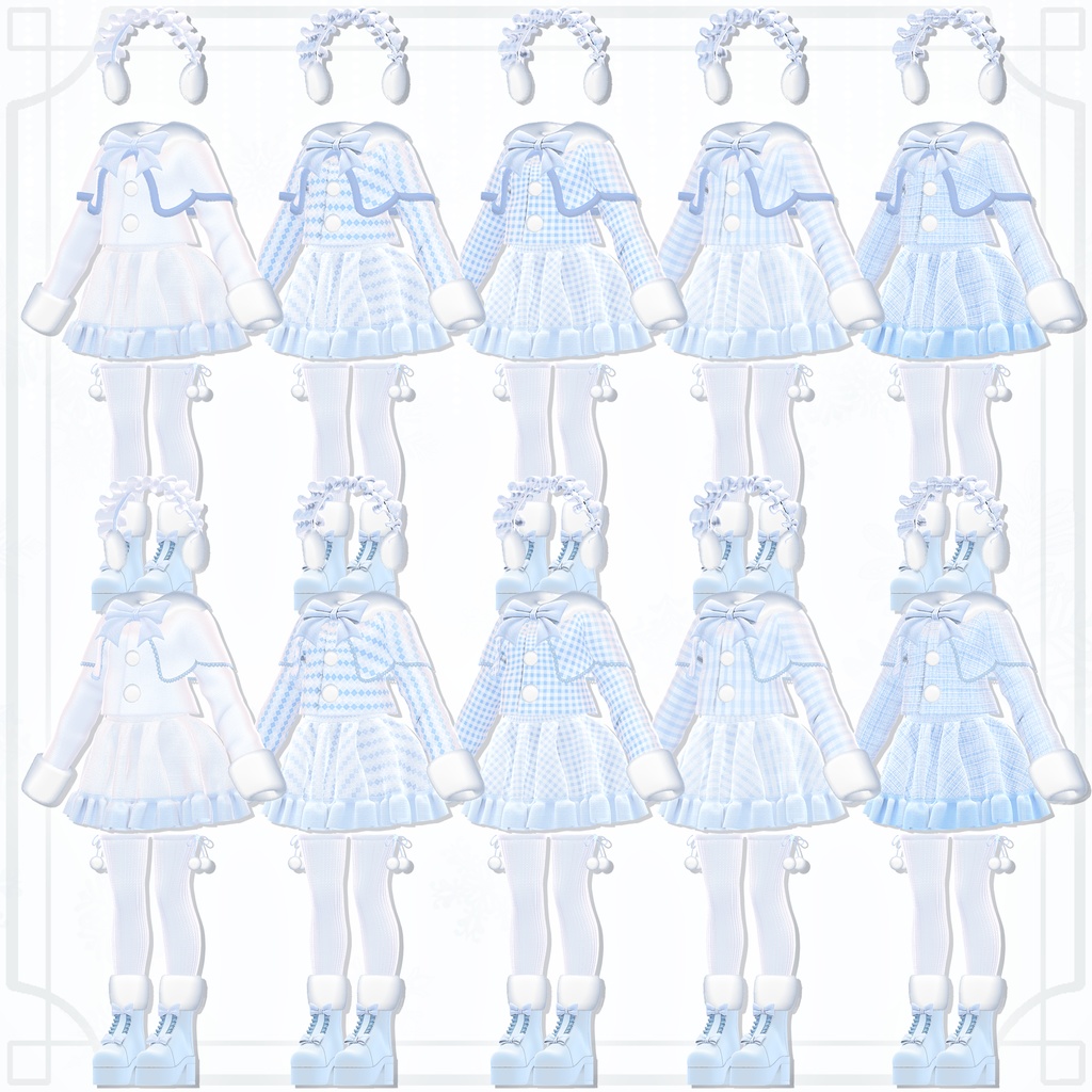 【14アバター対応】snow cherie #mirakore