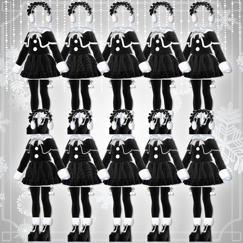 【14アバター対応】snow cherie #mirakore