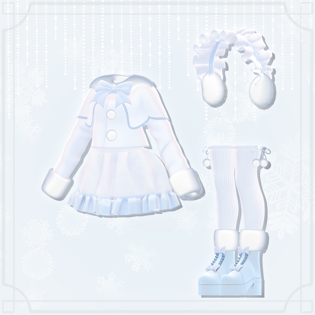 【14アバター対応】snow cherie #mirakore