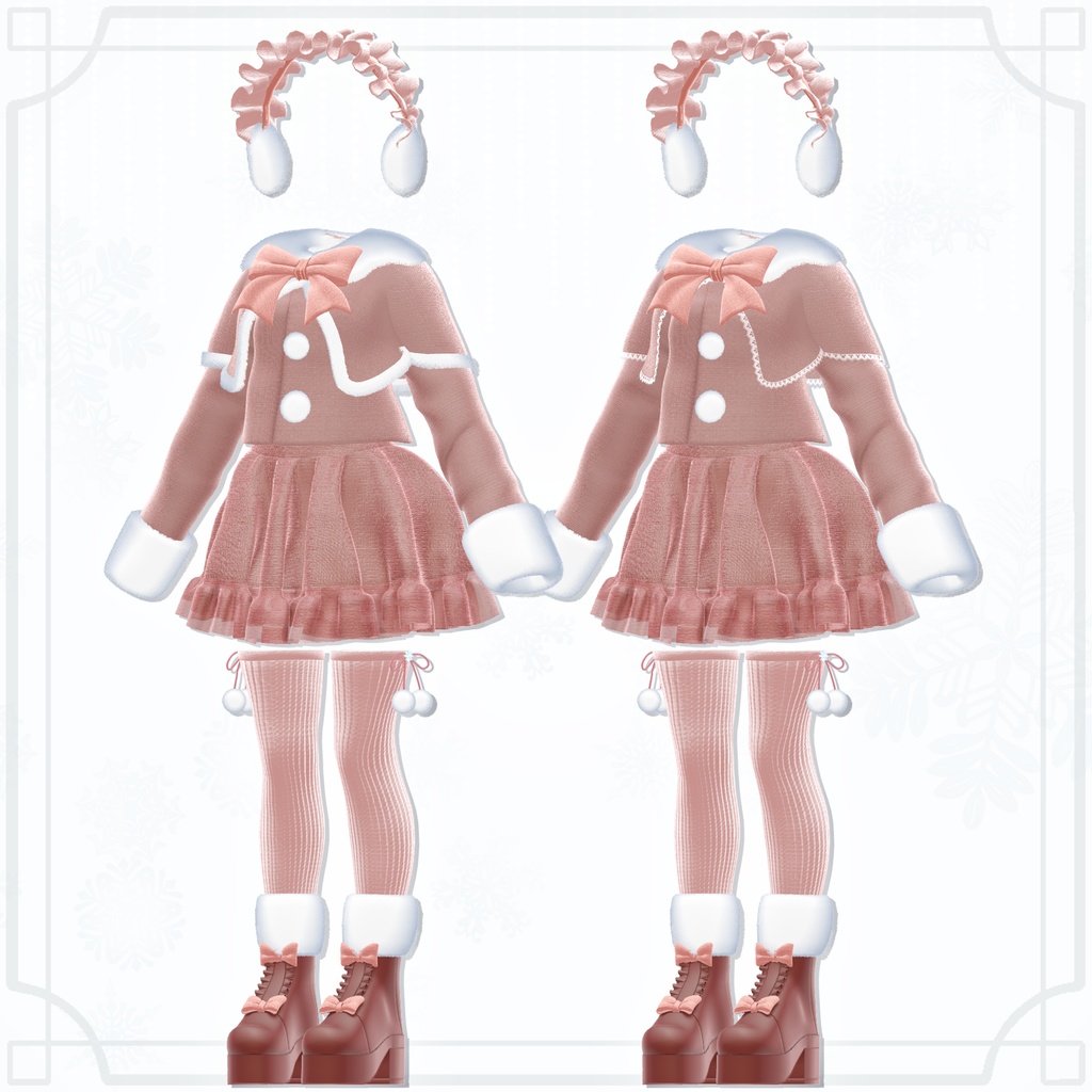 【14アバター対応】snow cherie #mirakore