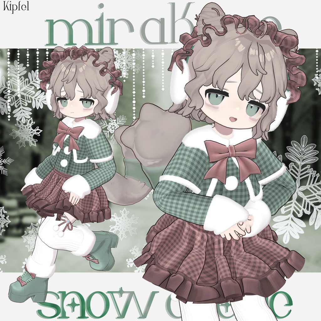 【14アバター対応】snow cherie #mirakore