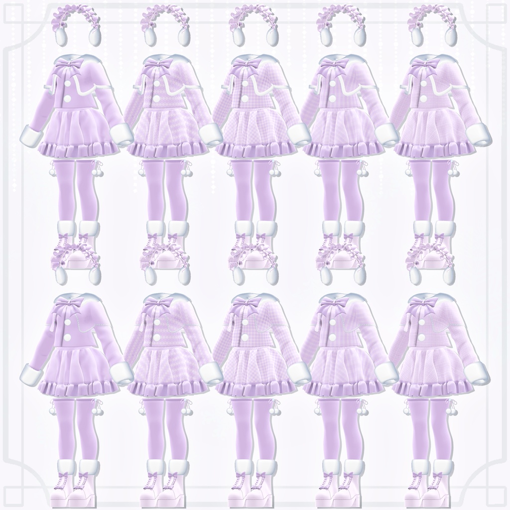 【14アバター対応】snow cherie #mirakore