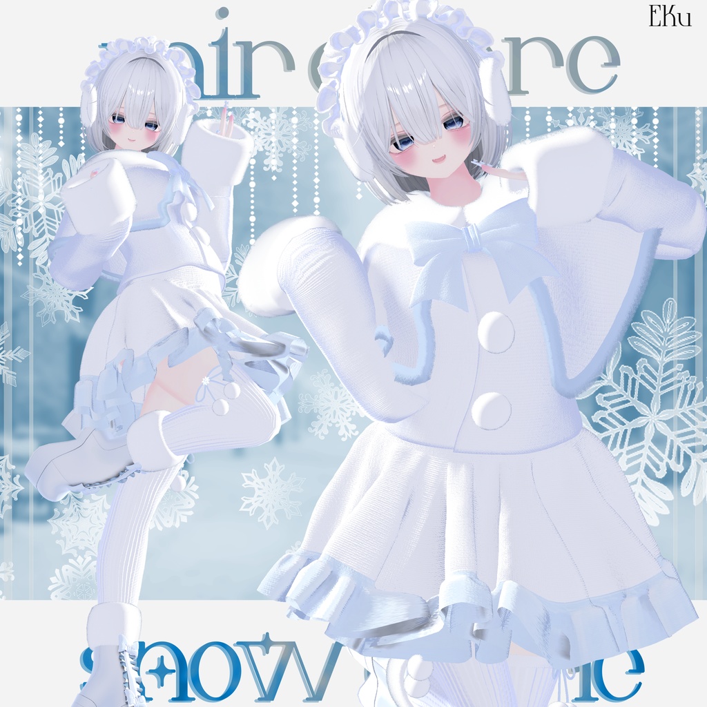 【14アバター対応】snow cherie #mirakore