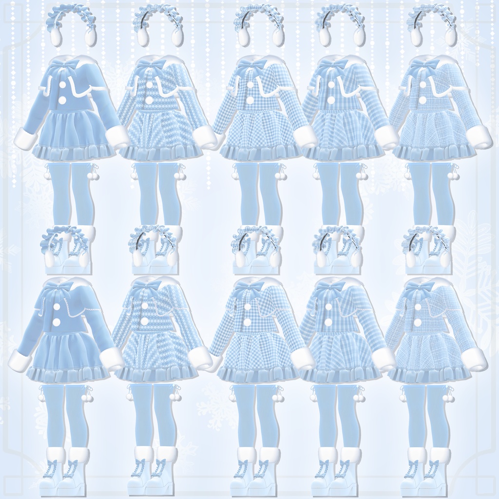 【14アバター対応】snow cherie #mirakore