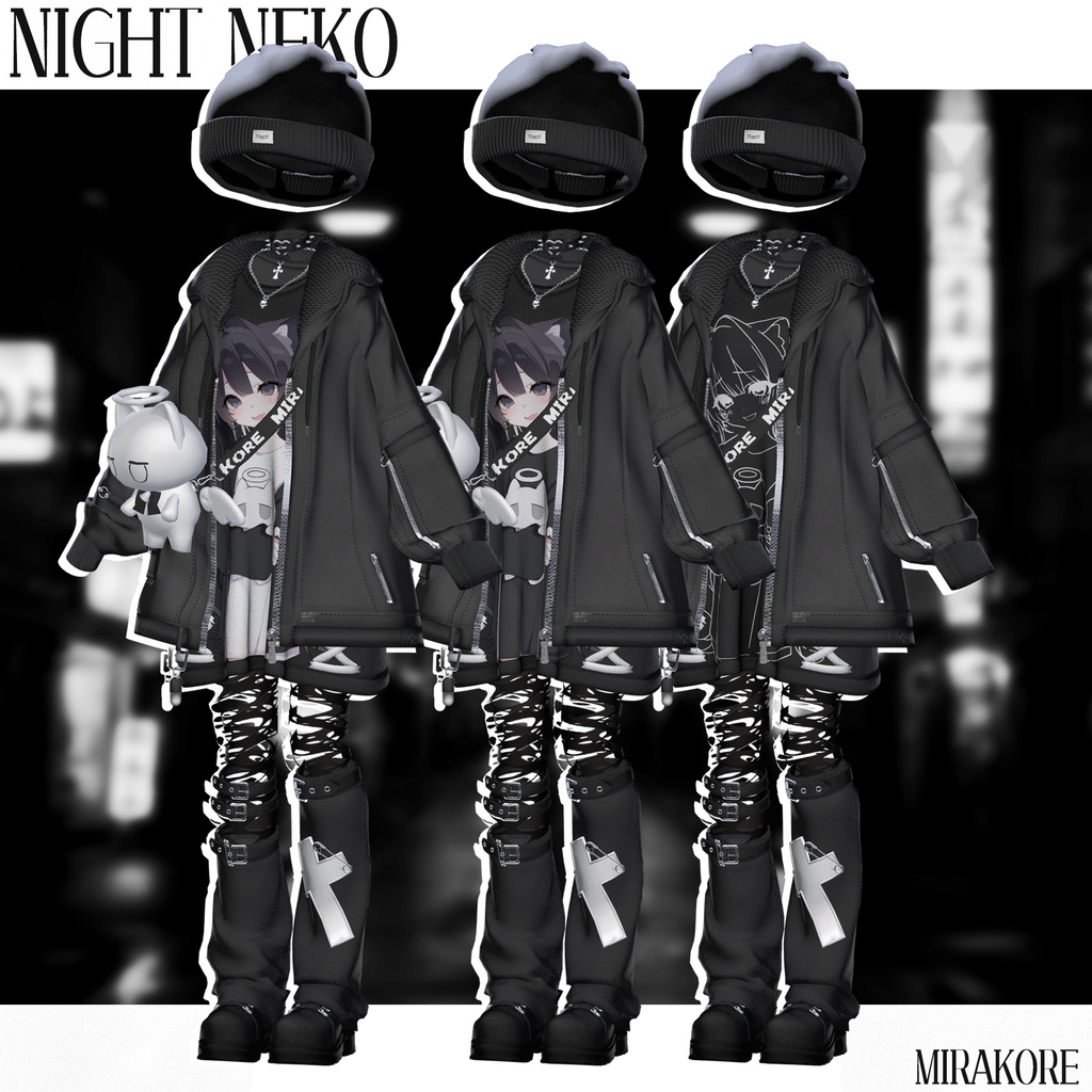 【19アバター対応】nightneko