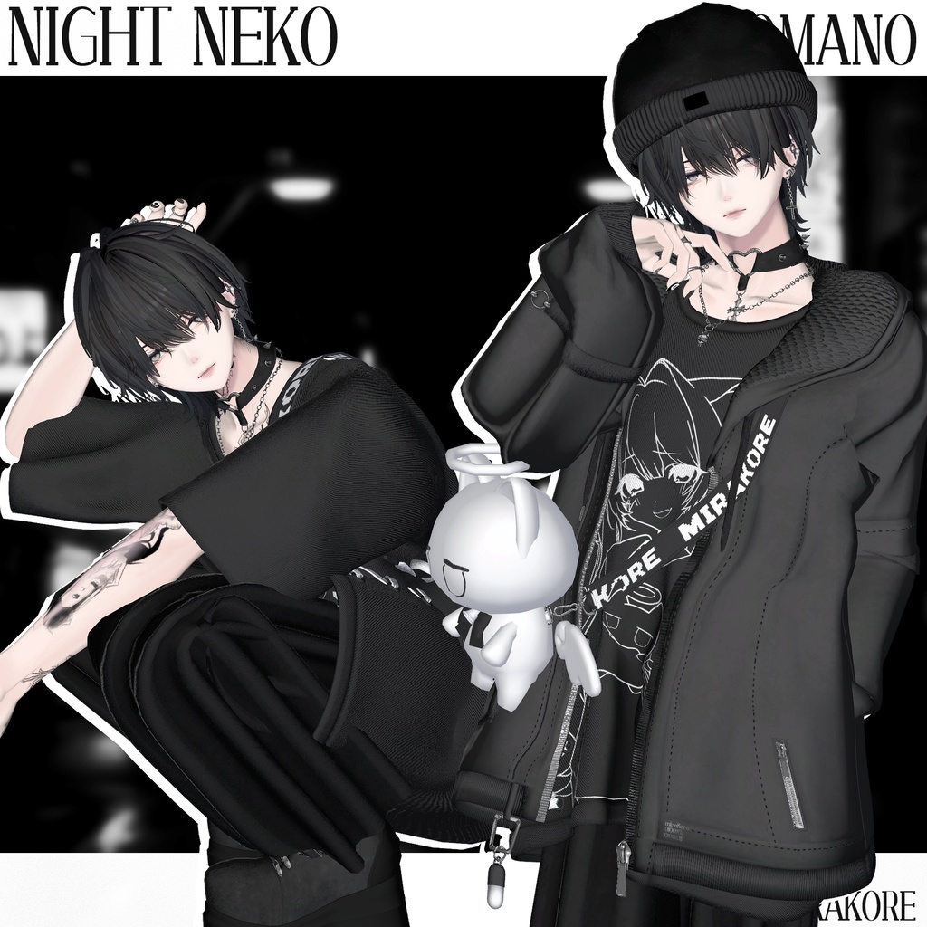 【19アバター対応】nightneko