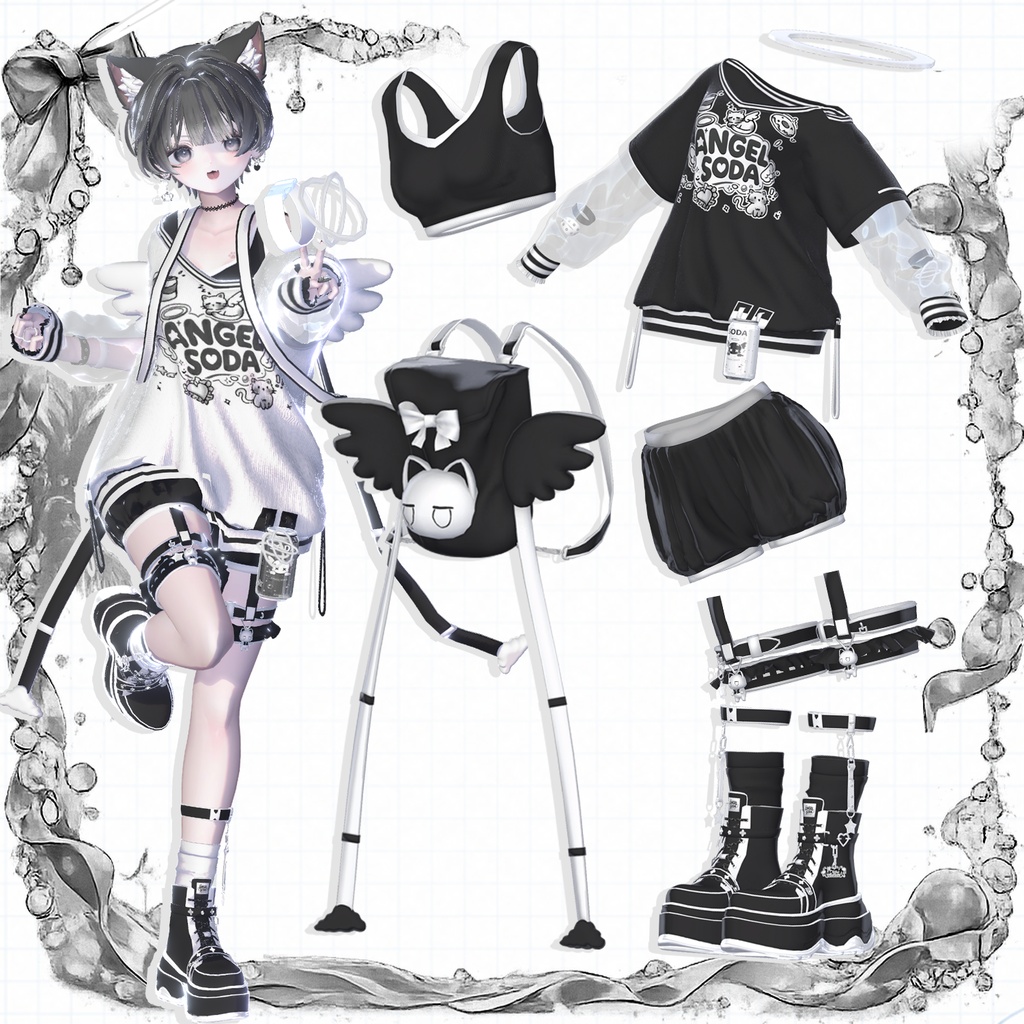 【16アバター対応】angel soda #mirakore