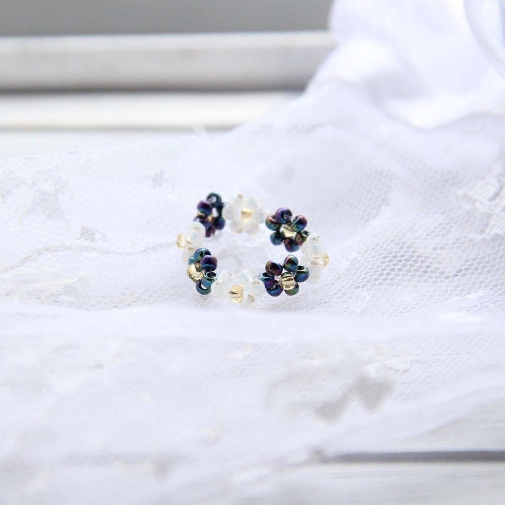 《flower dress Ⅰ》ビーズリング