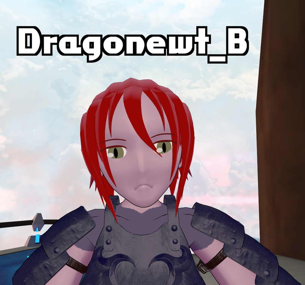 VRChat向け3Dモデル2点セット「Dragonewt A&B」(5月18日更新)