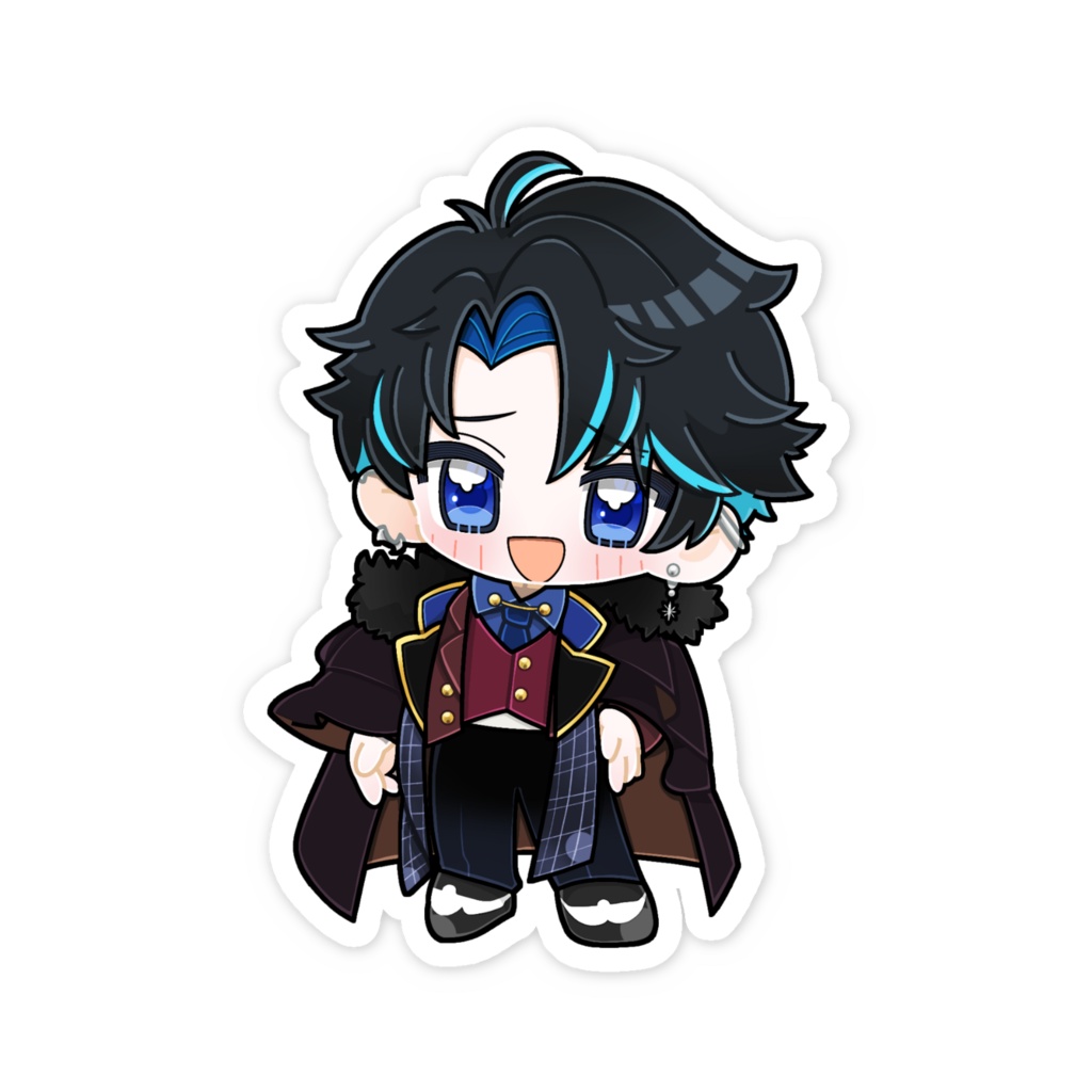 蒼衛遼真コート衣装スマホステッカーNo.1