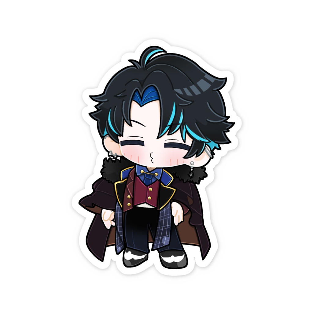 蒼衛遼真コート衣装スマホステッカーNo.2