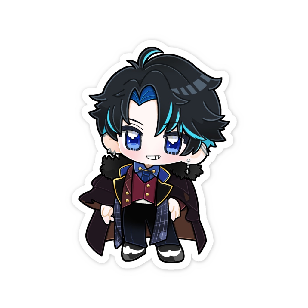 蒼衛遼真コート衣装スマホステッカーNo.3