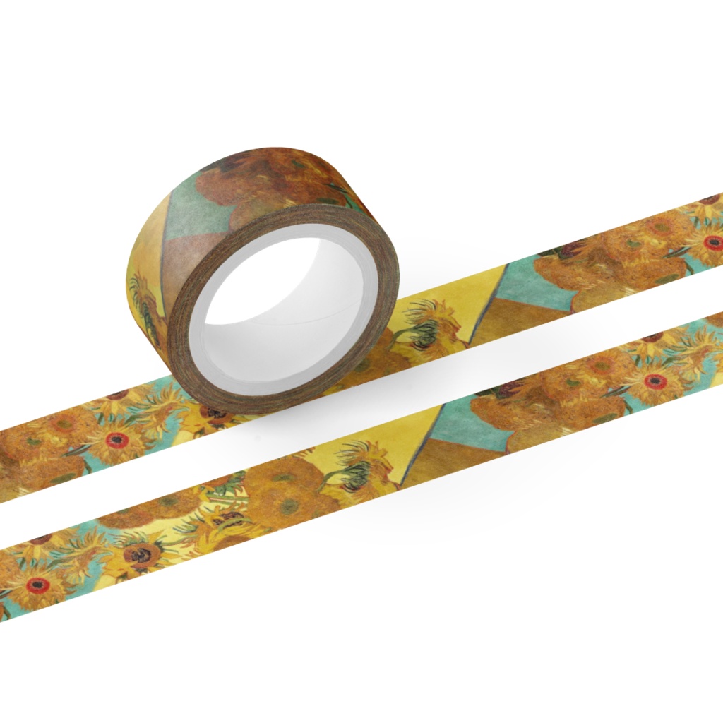 Van Gogh Sunflower masking tape 